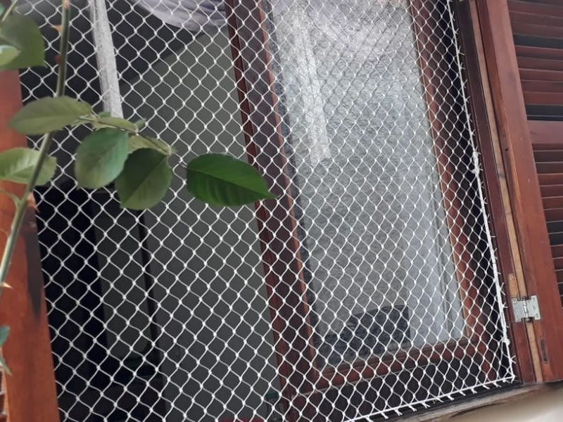 Instalação de rede de proteção em Jardim Guanabara, Goiânia